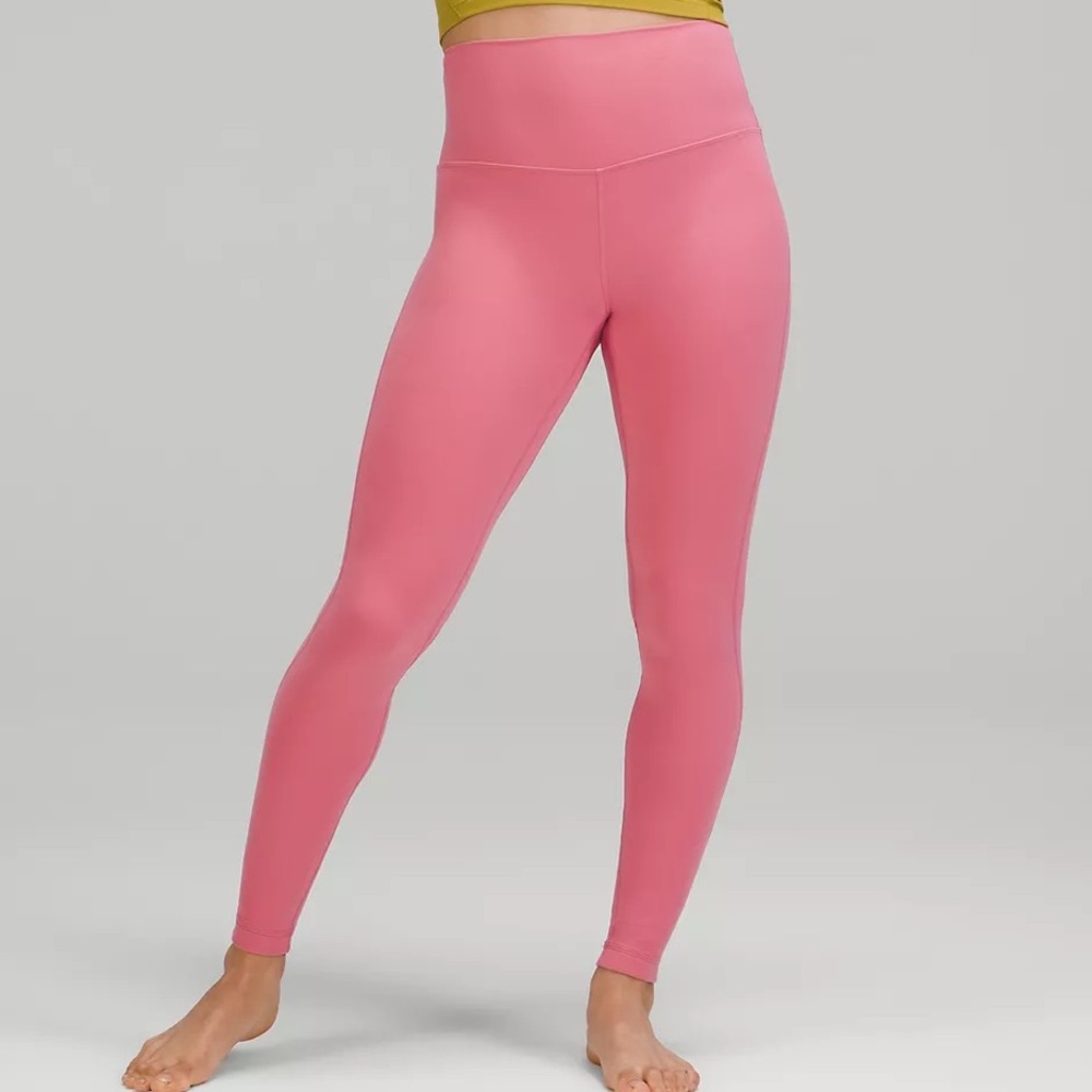 Lululemon Align™ High-Rise Pant 25” size 12 PINK BLOSSOM PBOL - Picture 1 of 6